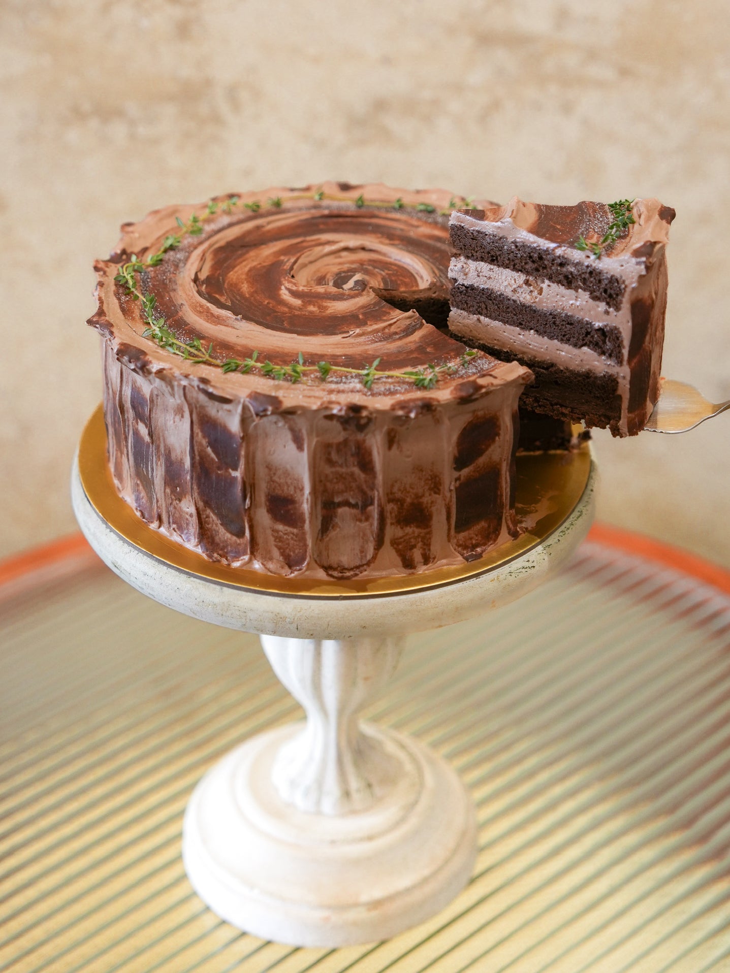 Hazelnut Praline Chocolate Cake